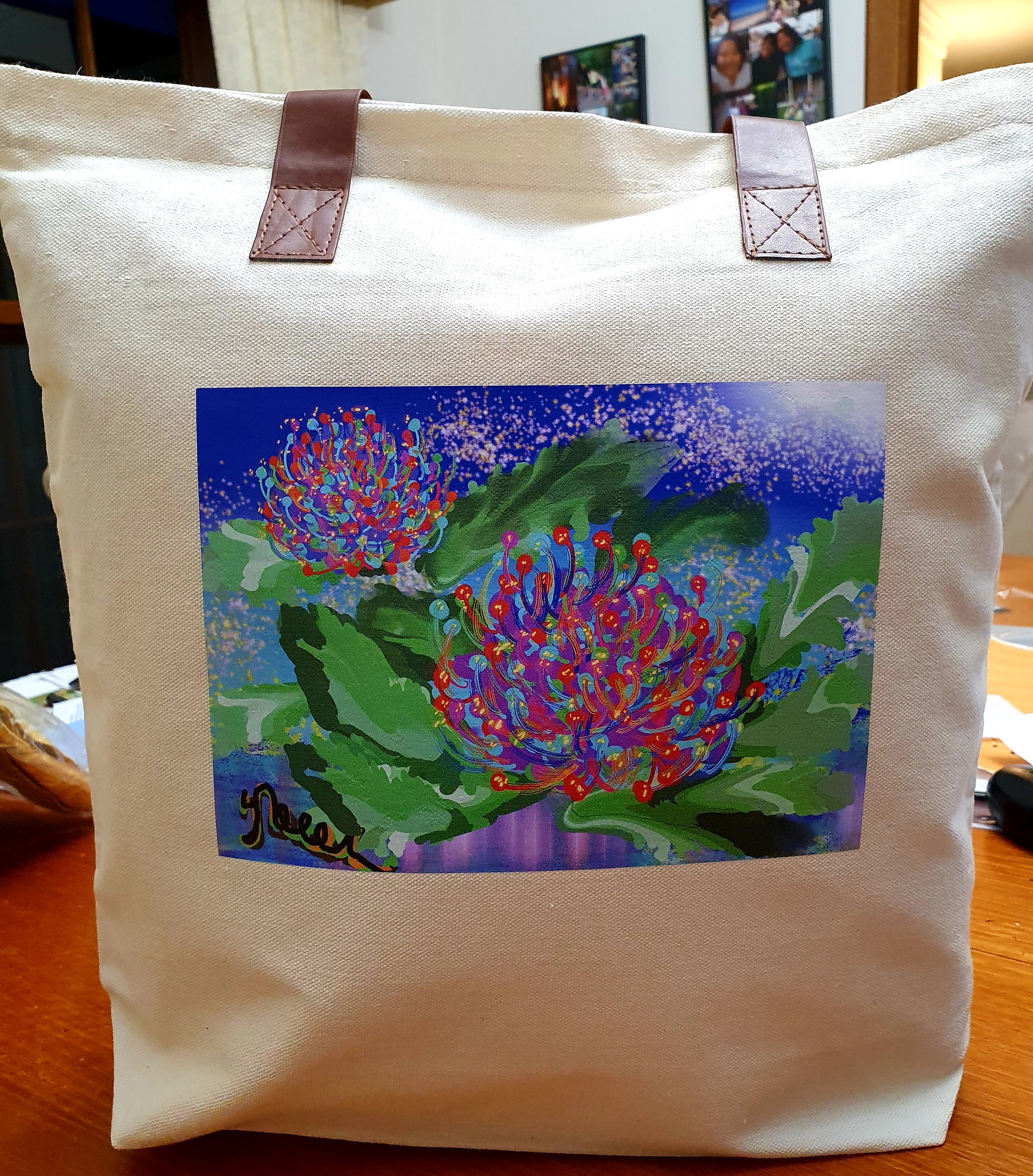 Boutique style tote bags  -Waratah