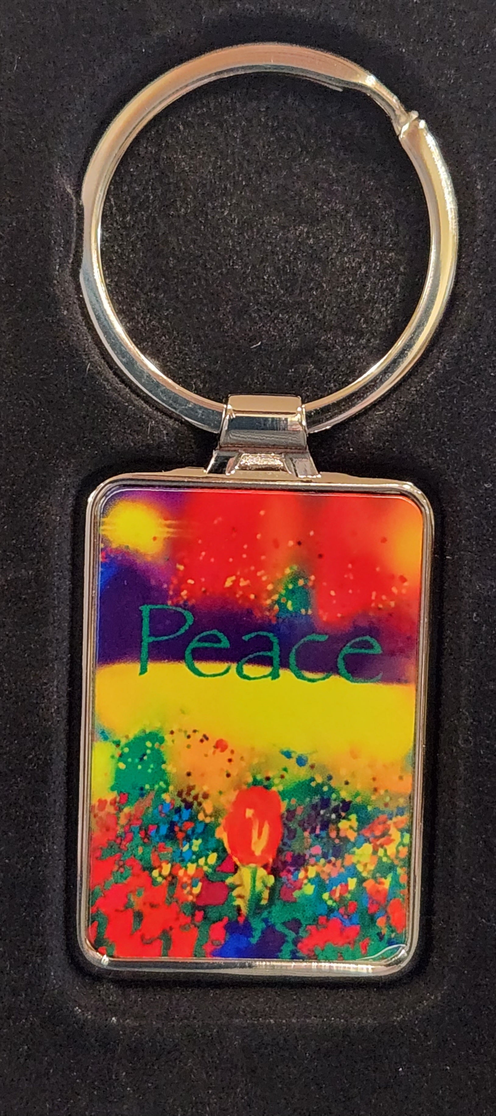 Peace keyring