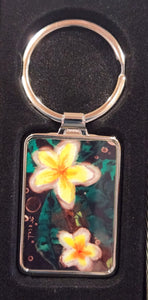 Frangipani Keyring