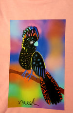 Load image into Gallery viewer, Adult Black Cockatoo (with background)TShirt
