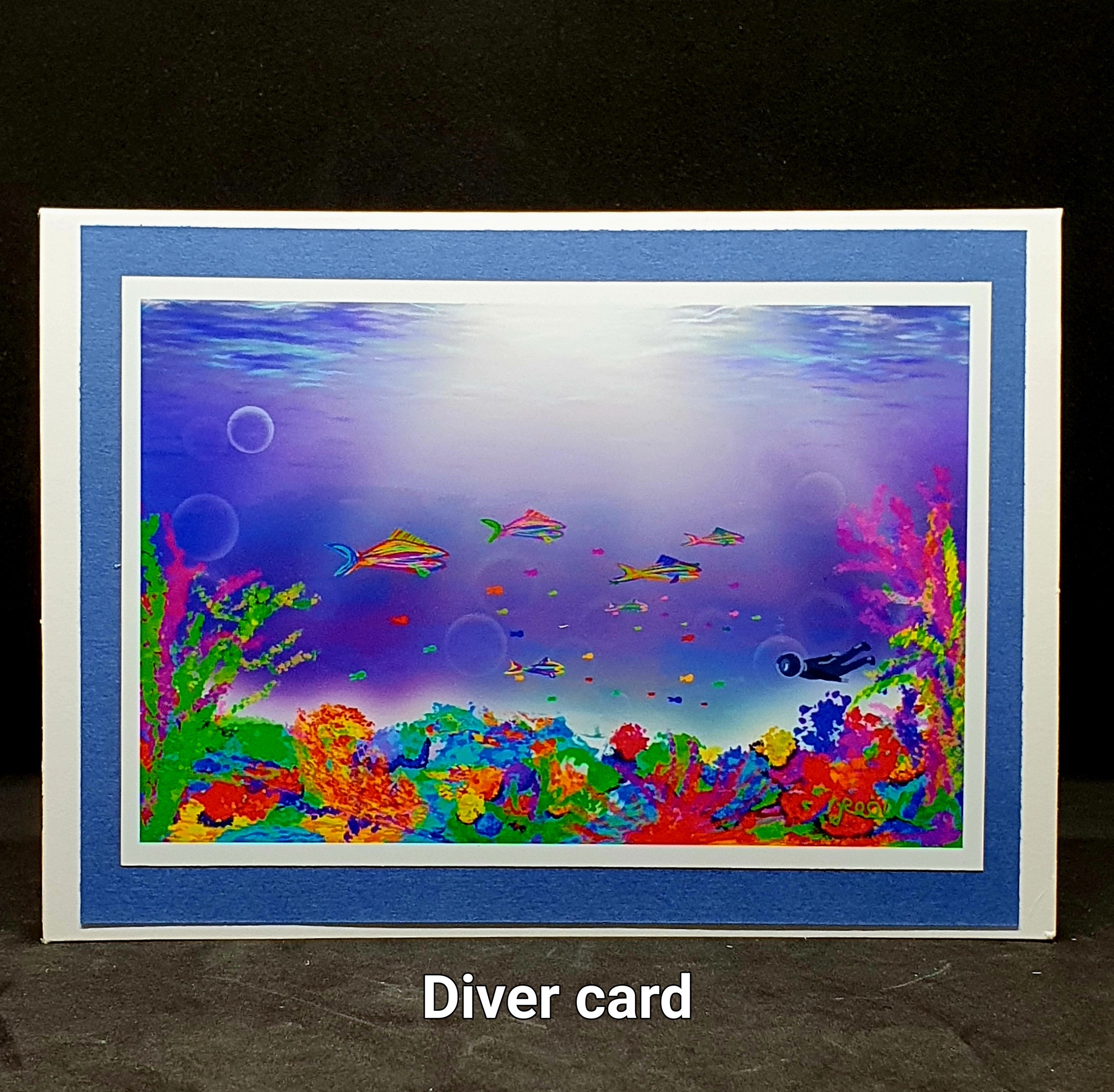 Diver- digital designed cards