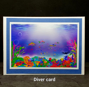 Diver- digital designed cards